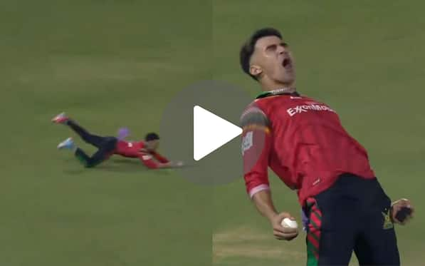 [Watch] Gurbaz Roars Like A King Kong After Grabbing A Screamer To Dismiss Faf Du Plessis